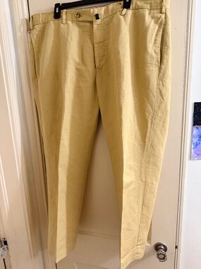Incotex Venezia 1951 Chinolino Cotton Linen Chino Pants Men’s 42 Beige Italy